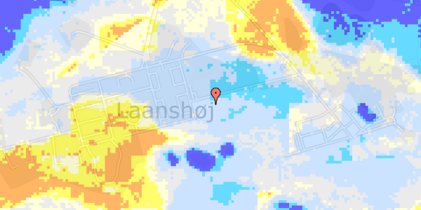 Ekstrem regn på Laanshøj Alle 10