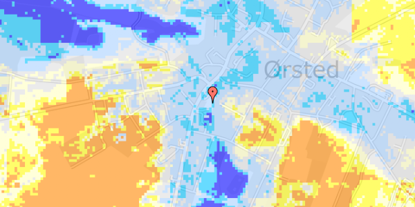 Ekstrem regn på Rougsøvej 100