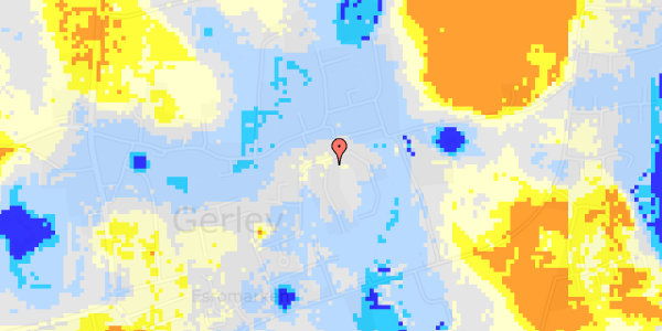 Ekstrem regn på Stenøvej 1