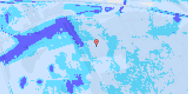 Ekstrem regn på Slotsstien 511