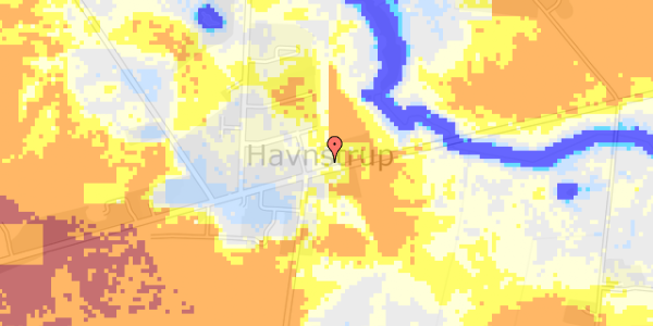 Ekstrem regn på Haunstrup Hovedgade 22, 1. 1