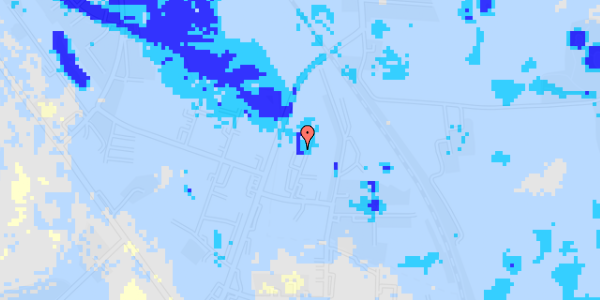 Ekstrem regn på Hækken 3