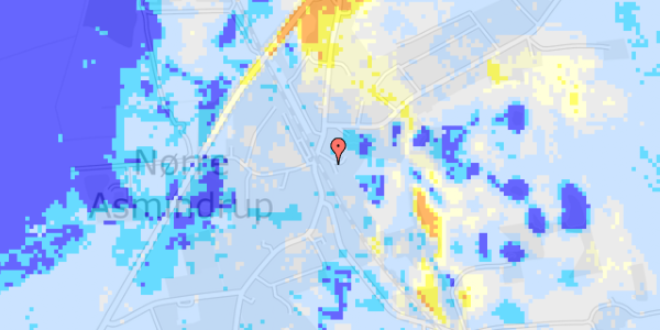 Ekstrem regn på Gl Nykøbingvej 94, st. 