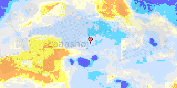 Ekstrem regn på Laanshøj Alle 22