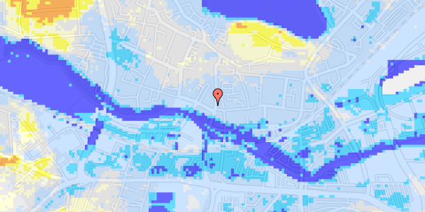 Ekstrem regn på Bredgade 8