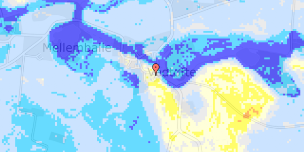 Ekstrem regn på Kirkegyden 3