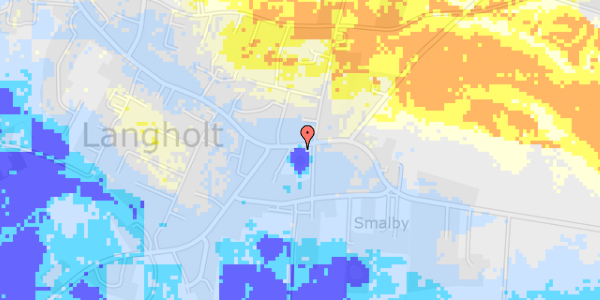 Ekstrem regn på Vestvej 1