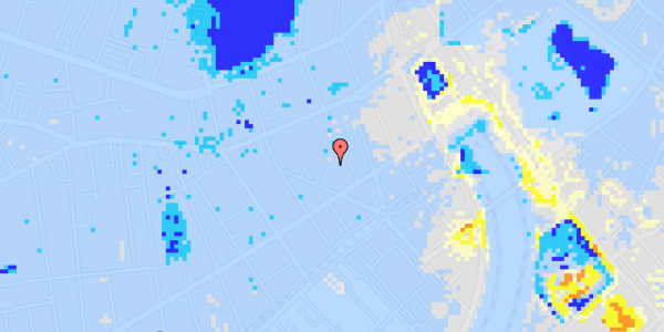 Ekstrem regn på Abel Cathrines Gade 15, 3. 