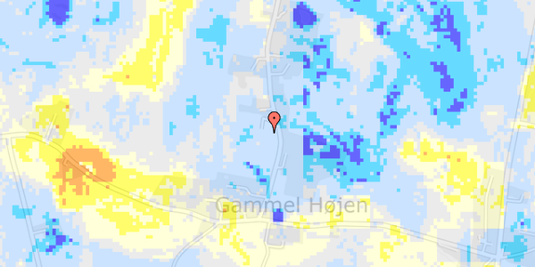 Ekstrem regn på Tårnvej 96C, 1. th