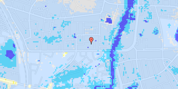 Ekstrem regn på Toldstrupsgade 16K