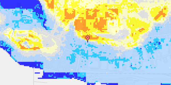 Ekstrem regn på Kordilgade 25