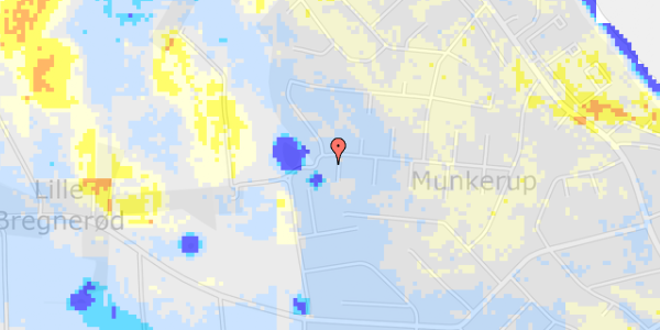 Ekstrem regn på Højvejen 57