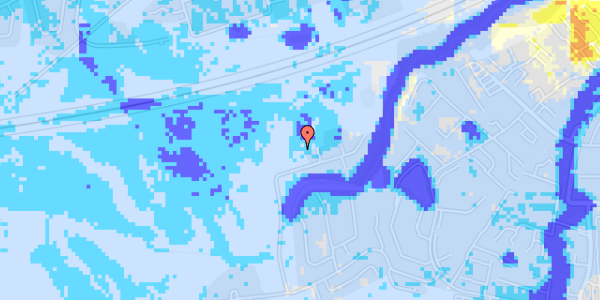 Ekstrem regn på Onsholtgårdsvej 130