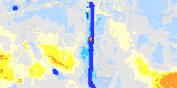 Ekstrem regn på Krogstrupvej 14A