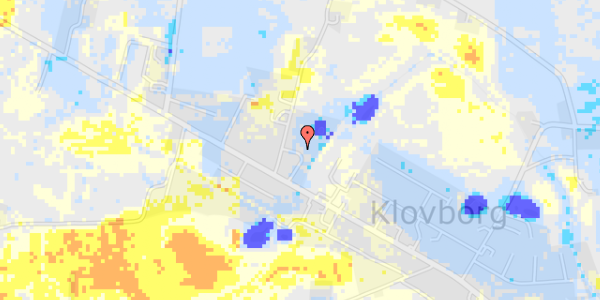 Ekstrem regn på Nørregade 4C