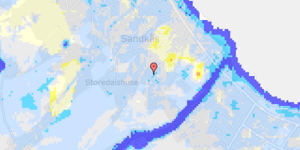 Ekstrem regn på Brunekulvej 18