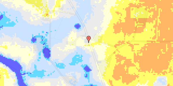 Ekstrem regn på Smidstrupvej 89