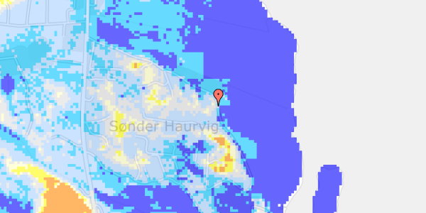 Ekstrem regn på Tornbjerrevej 38