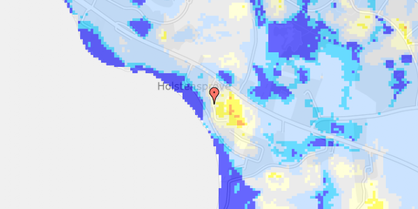 Ekstrem regn på Ny Holstensprøve 11