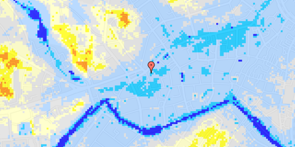 Ekstrem regn på Vesterport 10