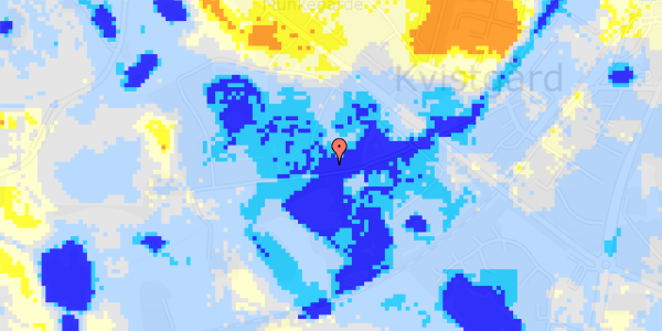 Ekstrem regn på O.F. Kvistgård 77B