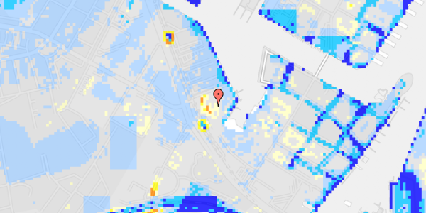 Ekstrem regn på Frederikskaj 2B, 2. th