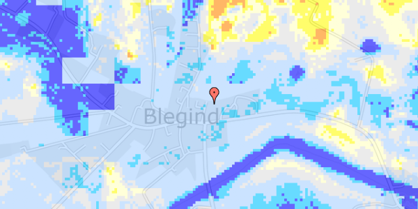 Ekstrem regn på Blegindvej 77F