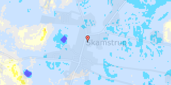 Ekstrem regn på Skamstrupvej 35B