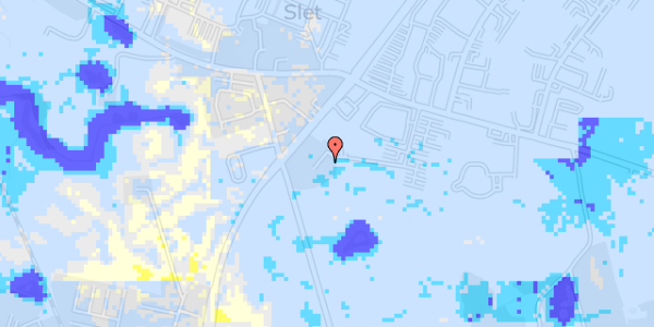 Ekstrem regn på Slet Parkvej 32F, st. 