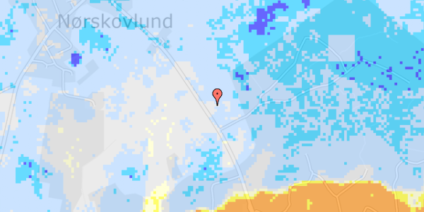 Ekstrem regn på Stegsdalvej 19A