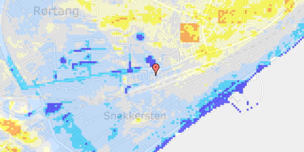 Ekstrem regn på Nørrevej 93