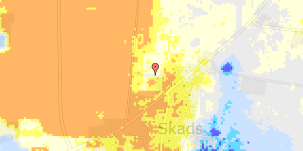 Ekstrem regn på Skads Byvej 46