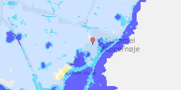 Ekstrem regn på Bredeshave Strand 10B