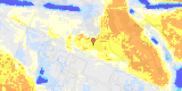 Ekstrem regn på Langhuse 33