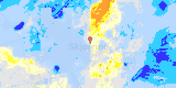 Ekstrem regn på Farrevej 14A