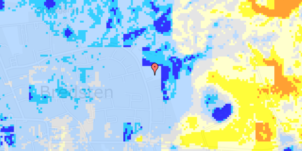 Ekstrem regn på Steen Blicher Vej 201