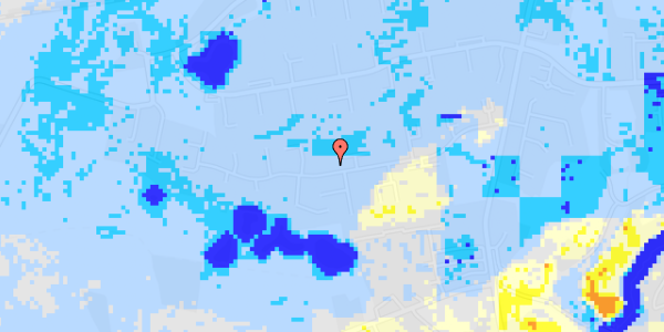 Ekstrem regn på Hvesager 190