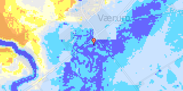 Ekstrem regn på Vissingvej 2A