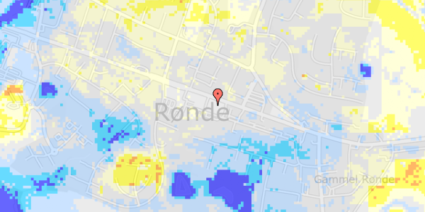 Ekstrem regn på Hovedgaden 49A