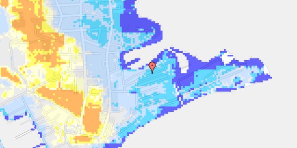 Ekstrem regn på Langsand 49