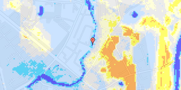 Ekstrem regn på Frydensbergvej 43, 1. 