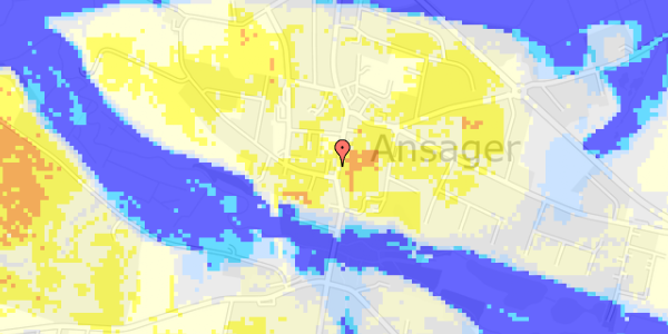 Ekstrem regn på Søndergade 6