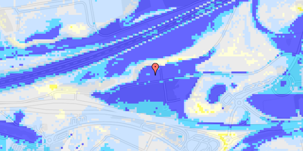 Ekstrem regn på Halsskovvej 150