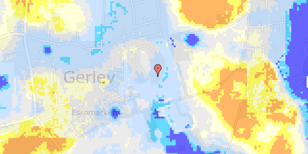 Ekstrem regn på Stenøvej 61