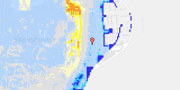 Ekstrem regn på Strandvejen 234D, st. 