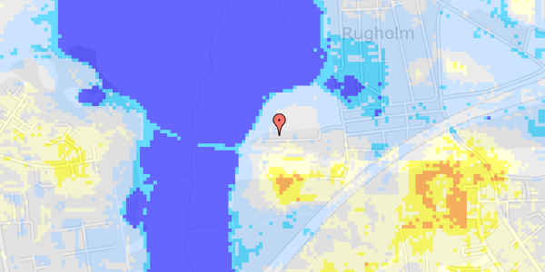 Ekstrem regn på Haveforeningen Norringholm 408