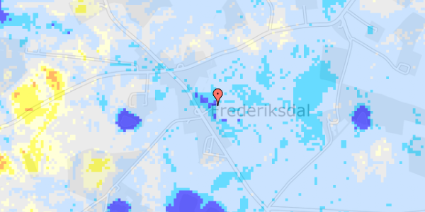 Ekstrem regn på Frederiksdalvej 62