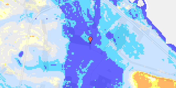 Ekstrem regn på Højbjergvej 60