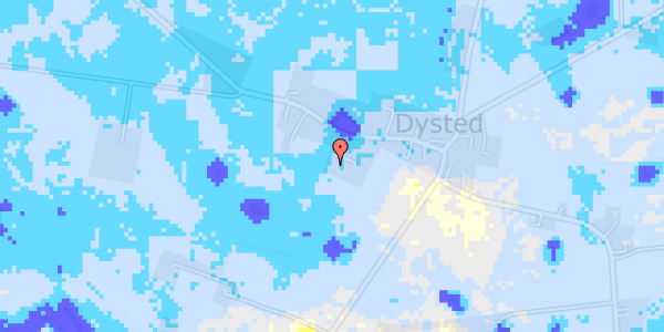 Ekstrem regn på Dystedvej 44B