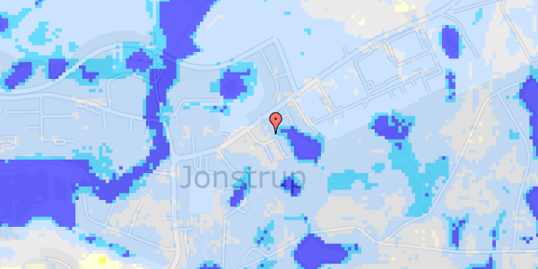 Ekstrem regn på Jonstrupvangvej 133E